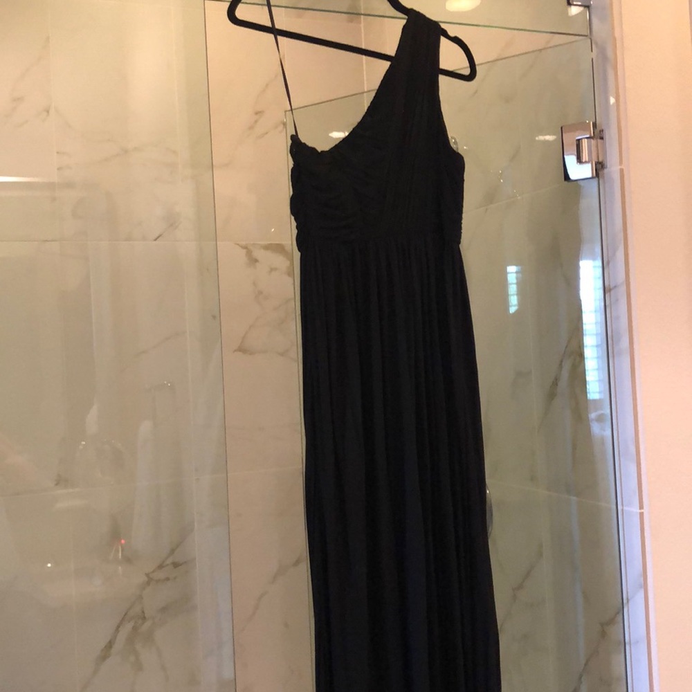 Tibi one shoulder maxi dress